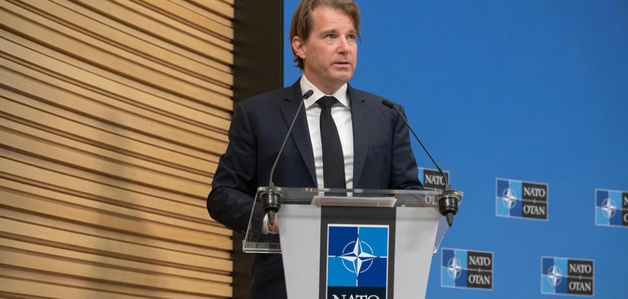 Willem van der Leegte speaks at the first Benelux Defence Industry Day